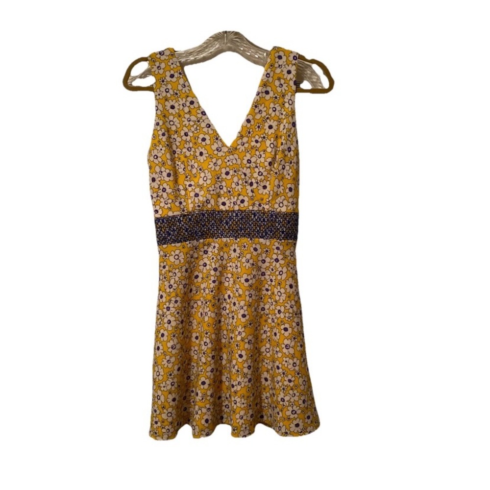 Marineblu Floral Sleeveless Dress
